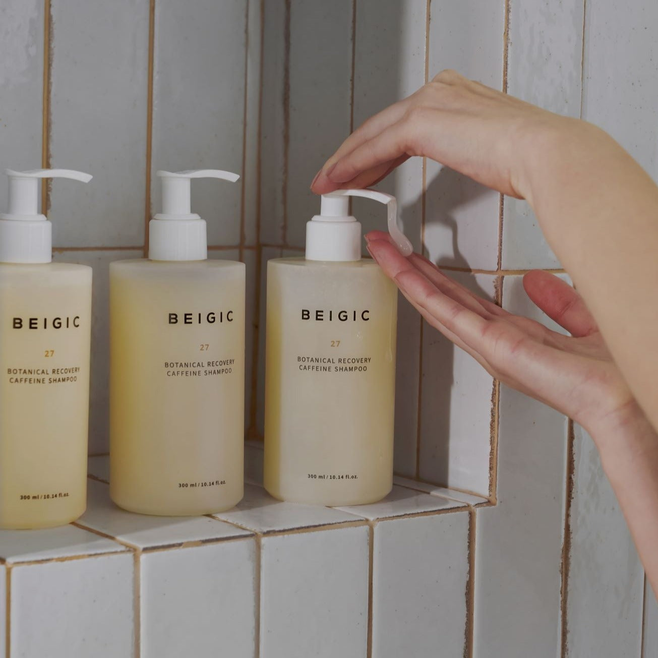 BEIGIC BOTANICAL CAFFEINE SILICONE-FREE SHAMPOO