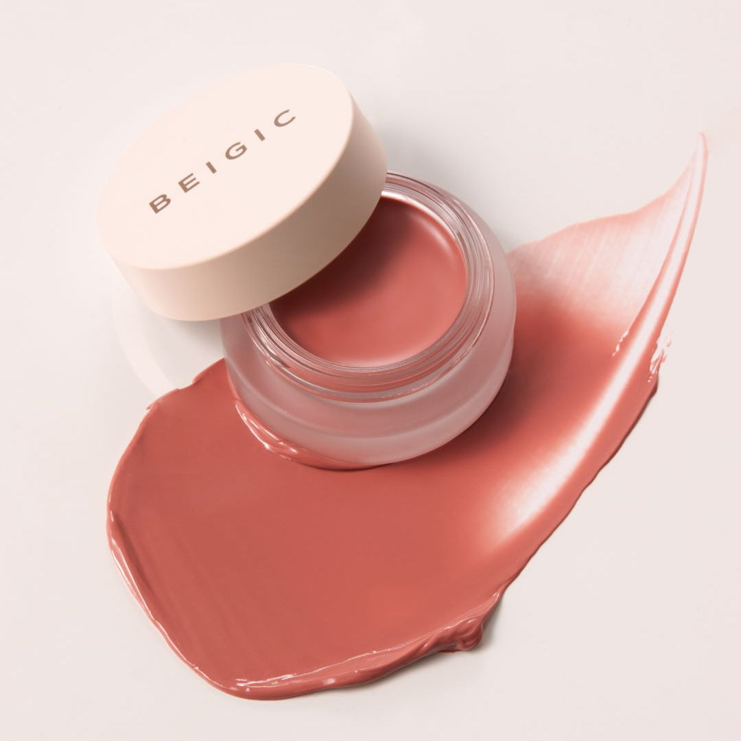 BEIGIC FLUSH LIP CHEEK BALM FLAT WHITE