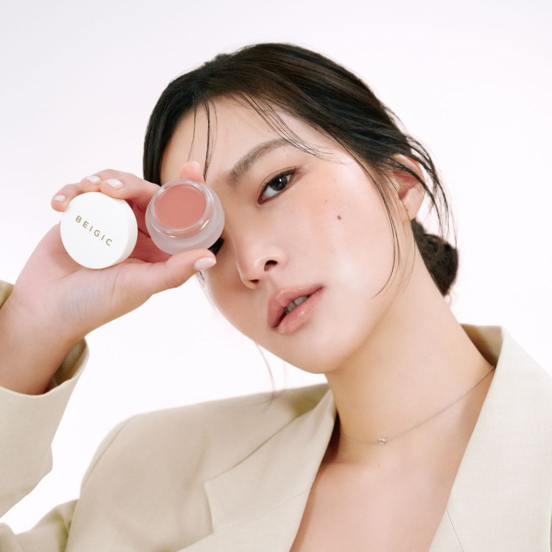 BEIGIC FLUSH LIP CHEEK BALM FLAT WHITE