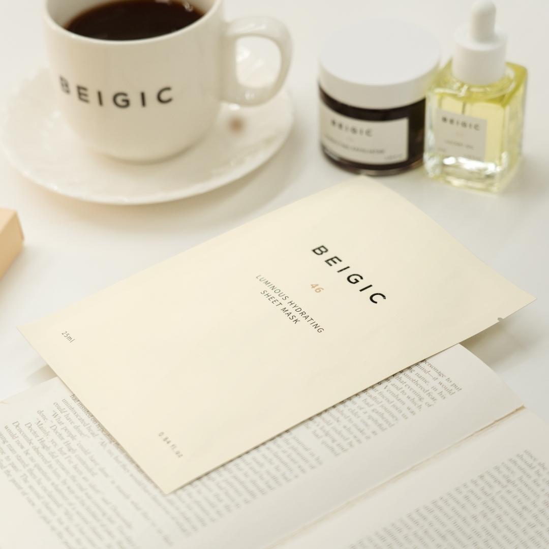 BEIGIC VEGAN PEPTIDES VITAMIN C SHEET MASK